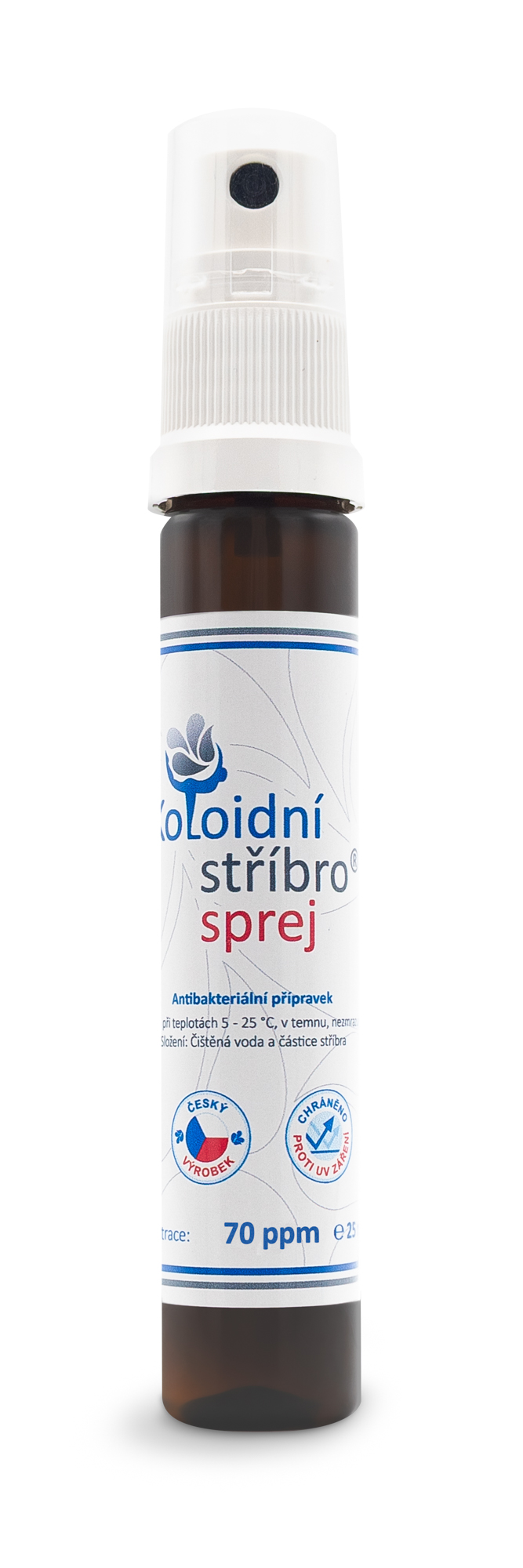Levně BIO NAILS Koloidní stříbro na plísně sprej 025 ml - 70ppm