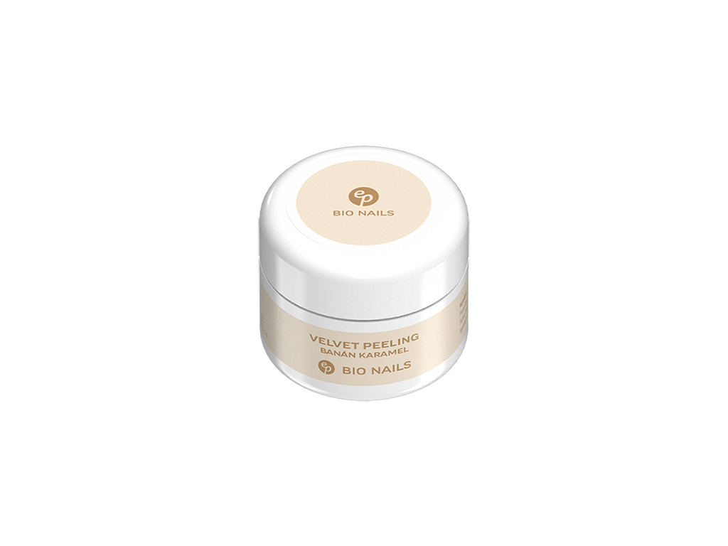Levně BIO NAILS Velvet peeling banán karamel vzorek 5 g