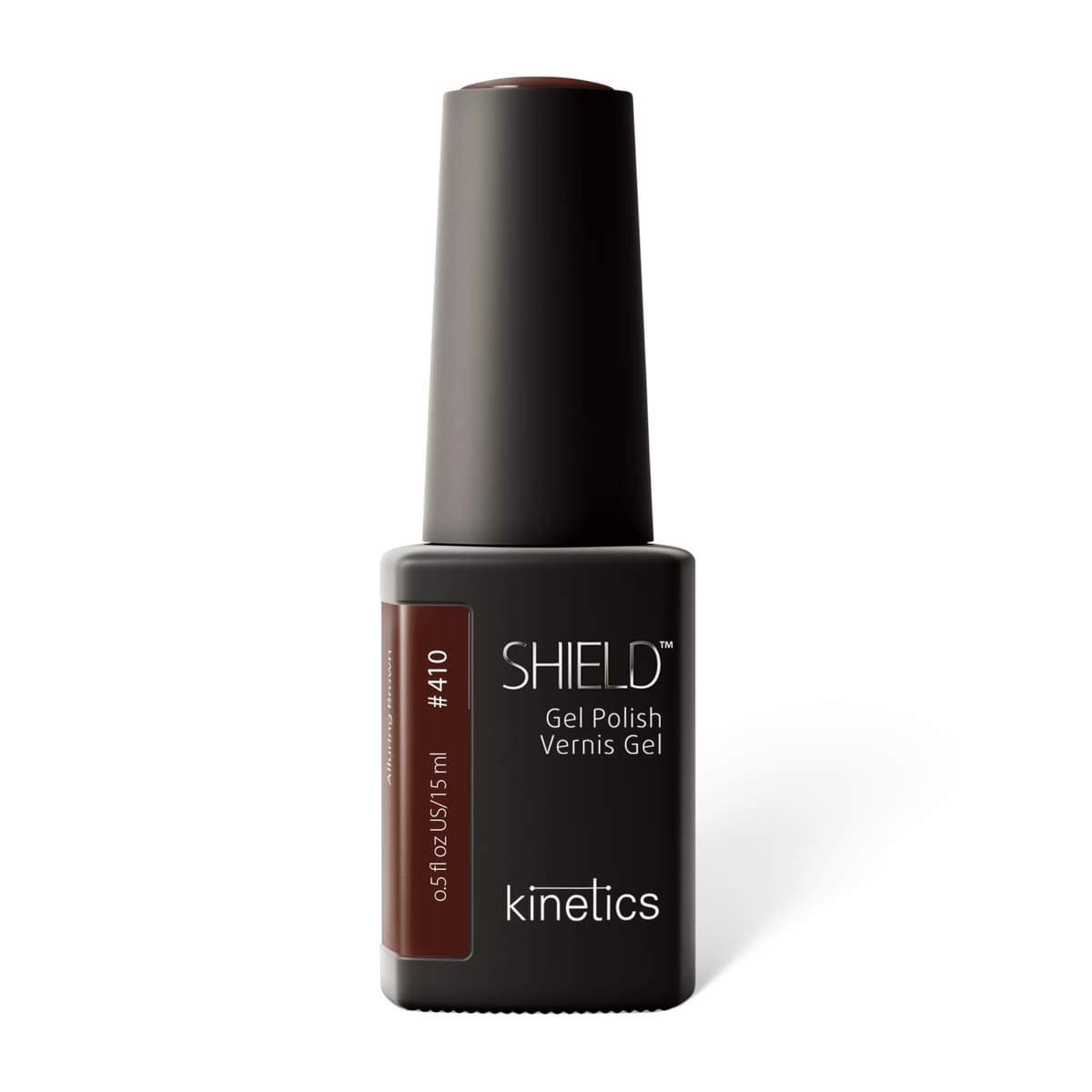 Kinetics Gel lak Shield #410 Alluring Brown 15ml