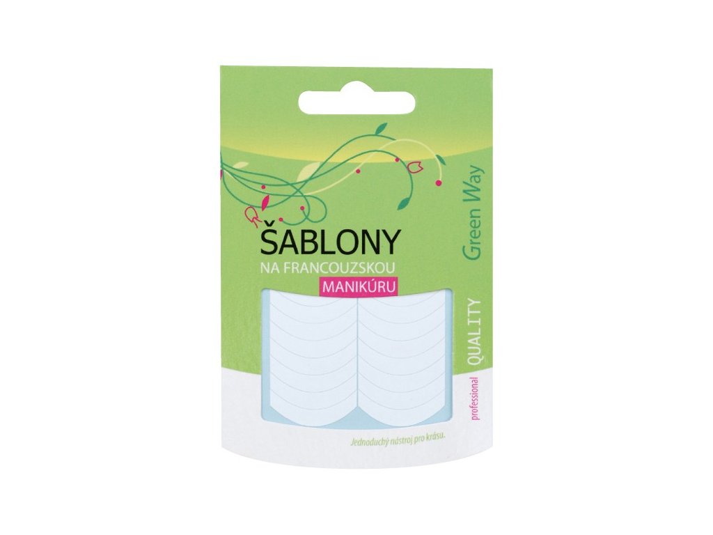 Levně BIO NAILS Šablony na francouzskou manikúru