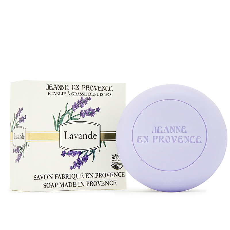 Levně Jeanne en Provence tuhé mýdlo 100 g Levandule