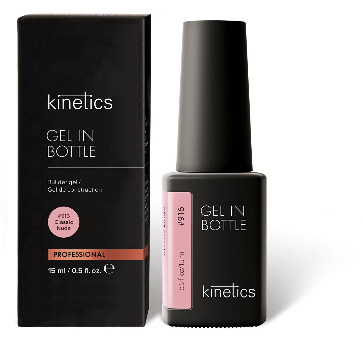 Levně Kinetics Gel in Bottle #916 Classic Nude 15 ml