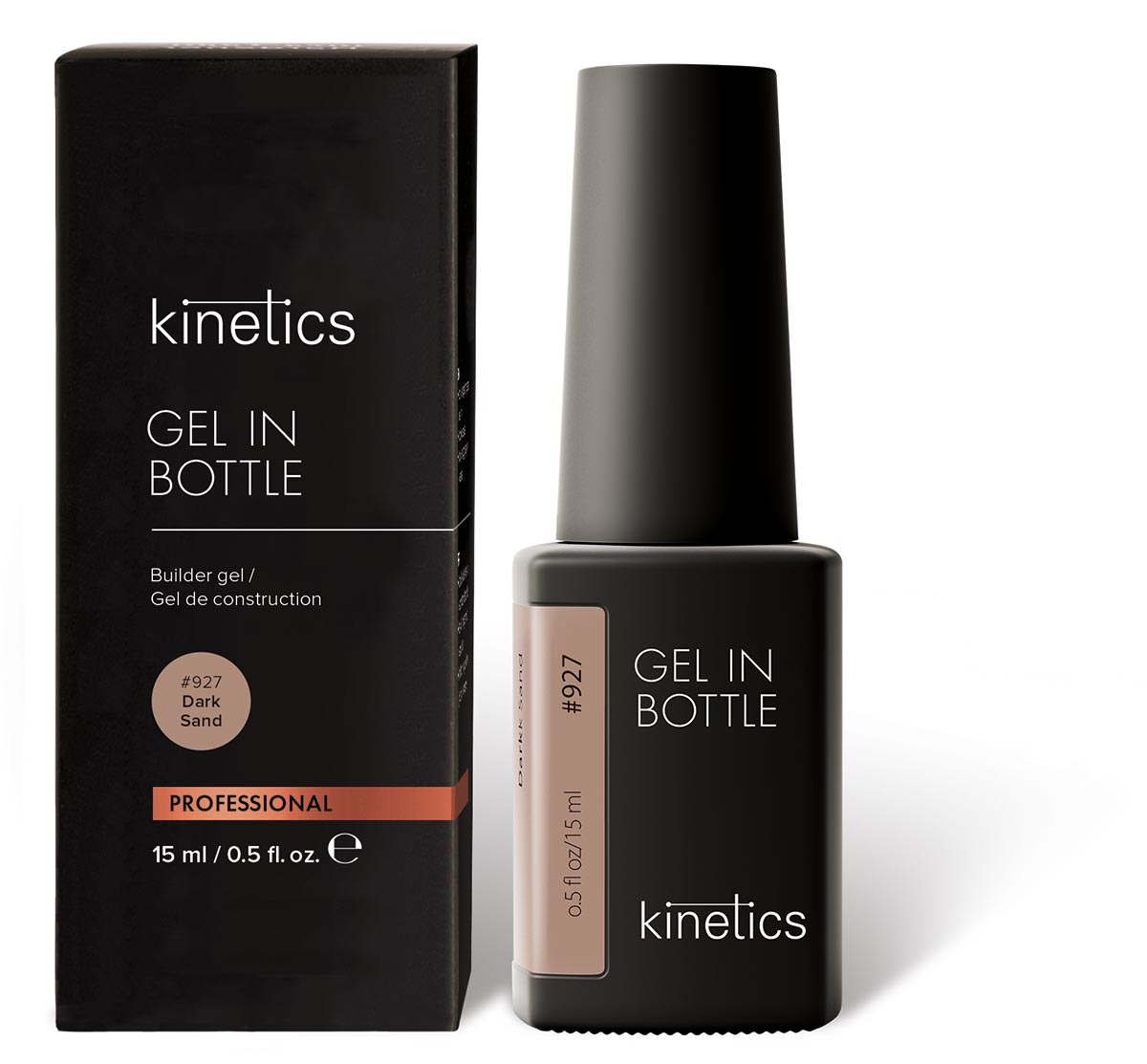 Levně Kinetics Gel in Bottle #927 Dark Sand 15 ml