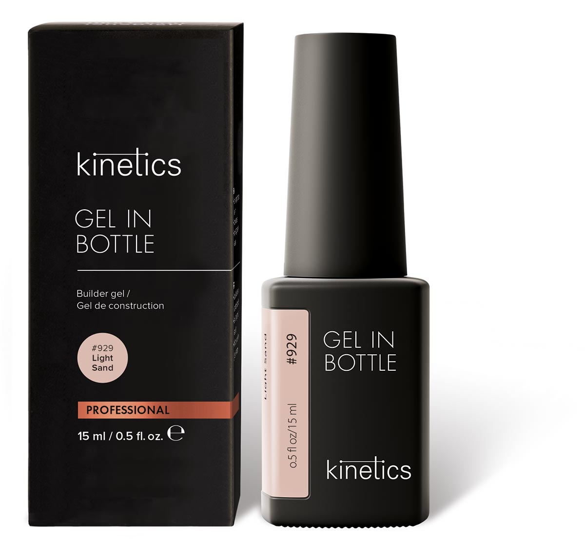Levně Kinetics Gel in Bottle #929 Light Sand 15 ml