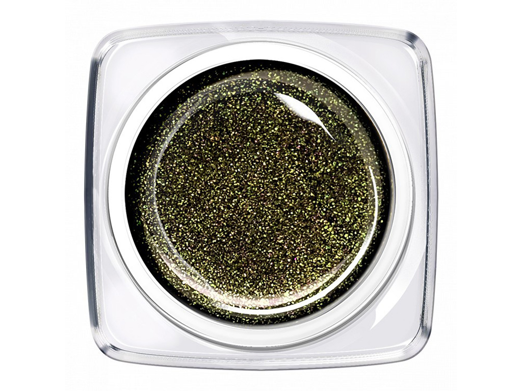Levně BIO NAILS CHARM barevný gel 80149 Glam Galaxy Black Green 5 ml