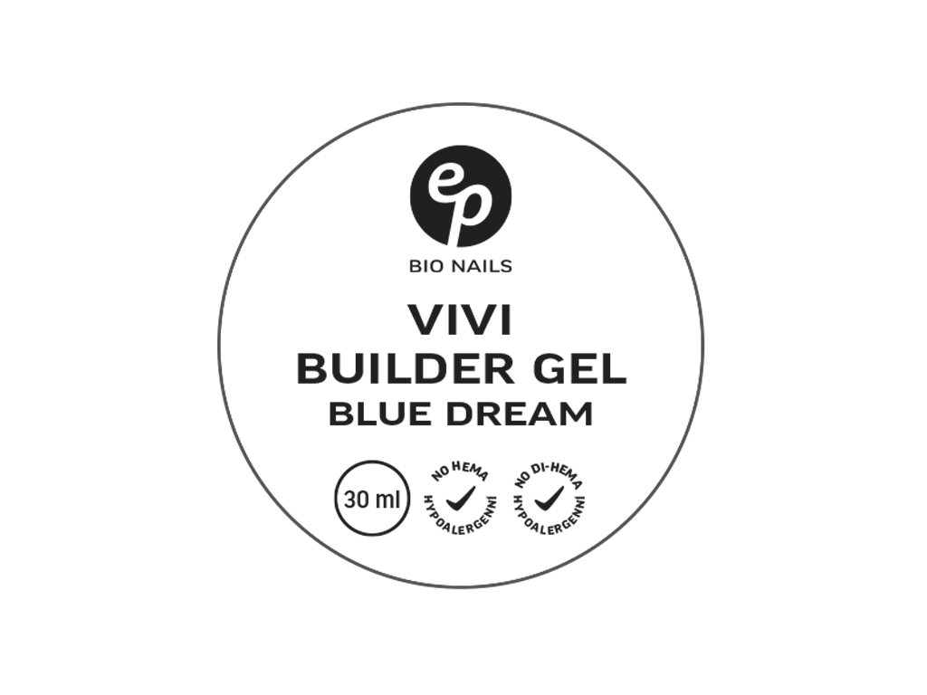 BIO NAILS VIVI BLUE DREAM modelovací hypoalergenní gel Objemy: 30 ml