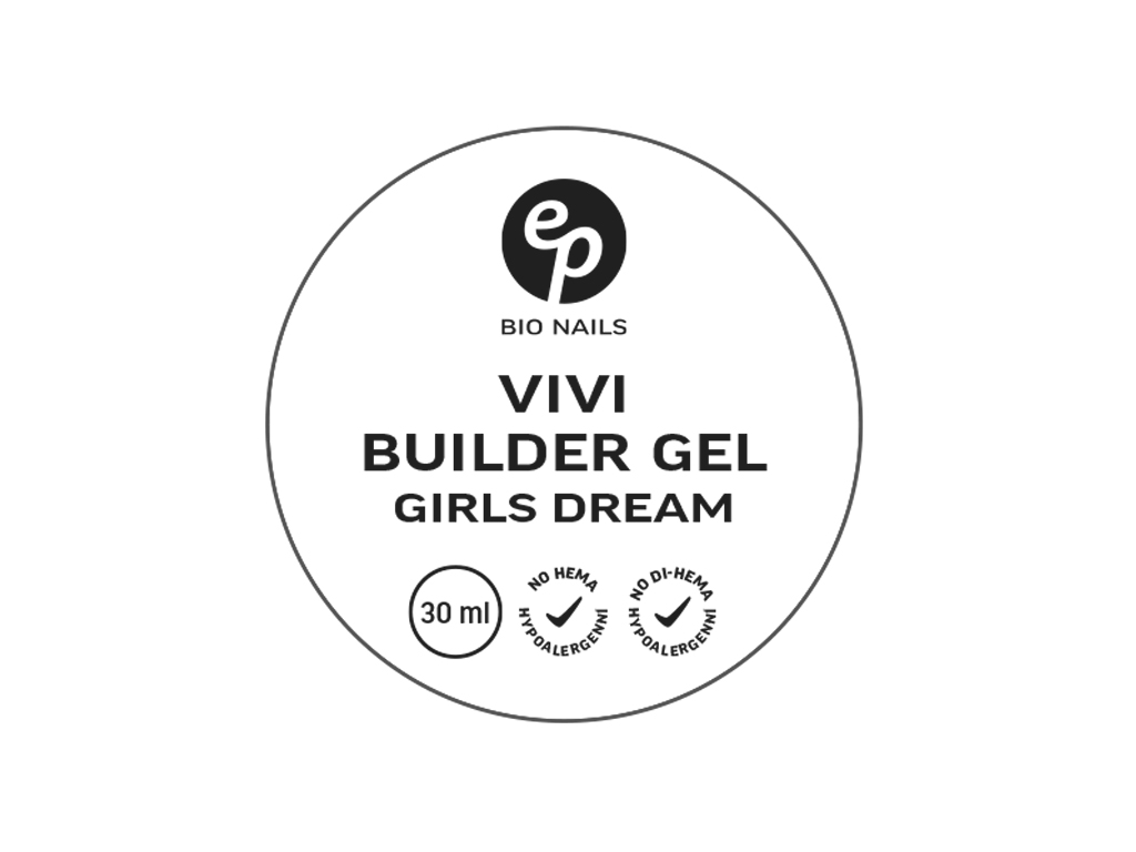 BIO NAILS VIVI GIRLS DREAM modelovací hypoalergenní gel Objemy: 30 ml