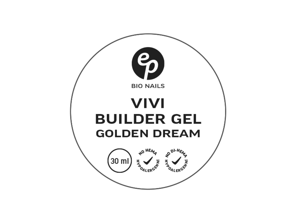 BIO NAILS VIVI GOLDEN DREAM modelovací hypoalergenní gel Objemy: 30 ml