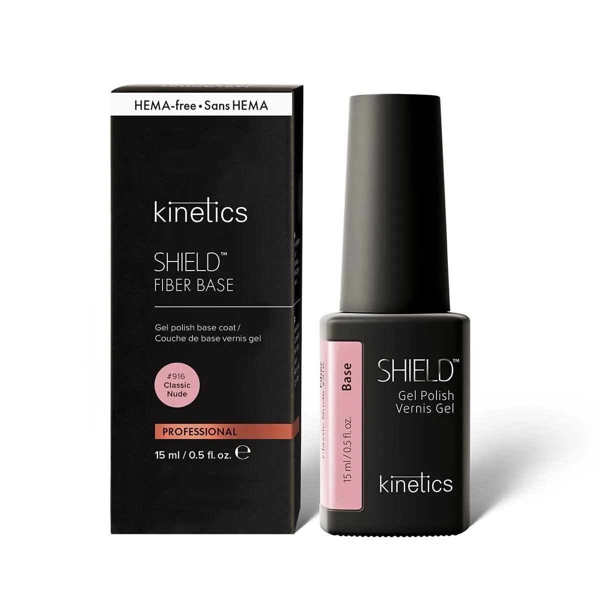 Levně Kinetics SHIELD Fiber Base #916 Classic Nude 15 ml