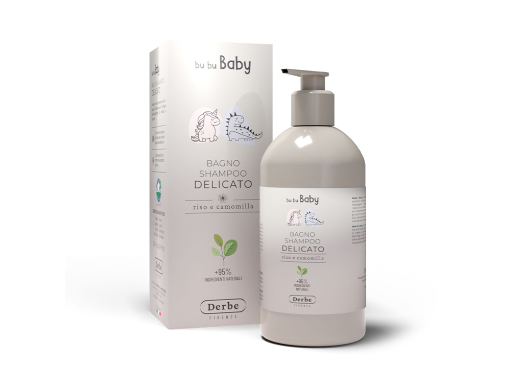Levně Derbe Dětská koupel a šampon na vlasy Bu Bu Baby 250ml