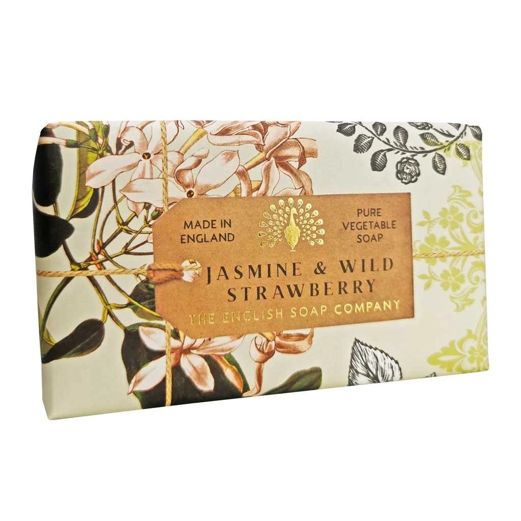 English Soap Anniversary mýdlo Jasmín a lesní jahody 190g