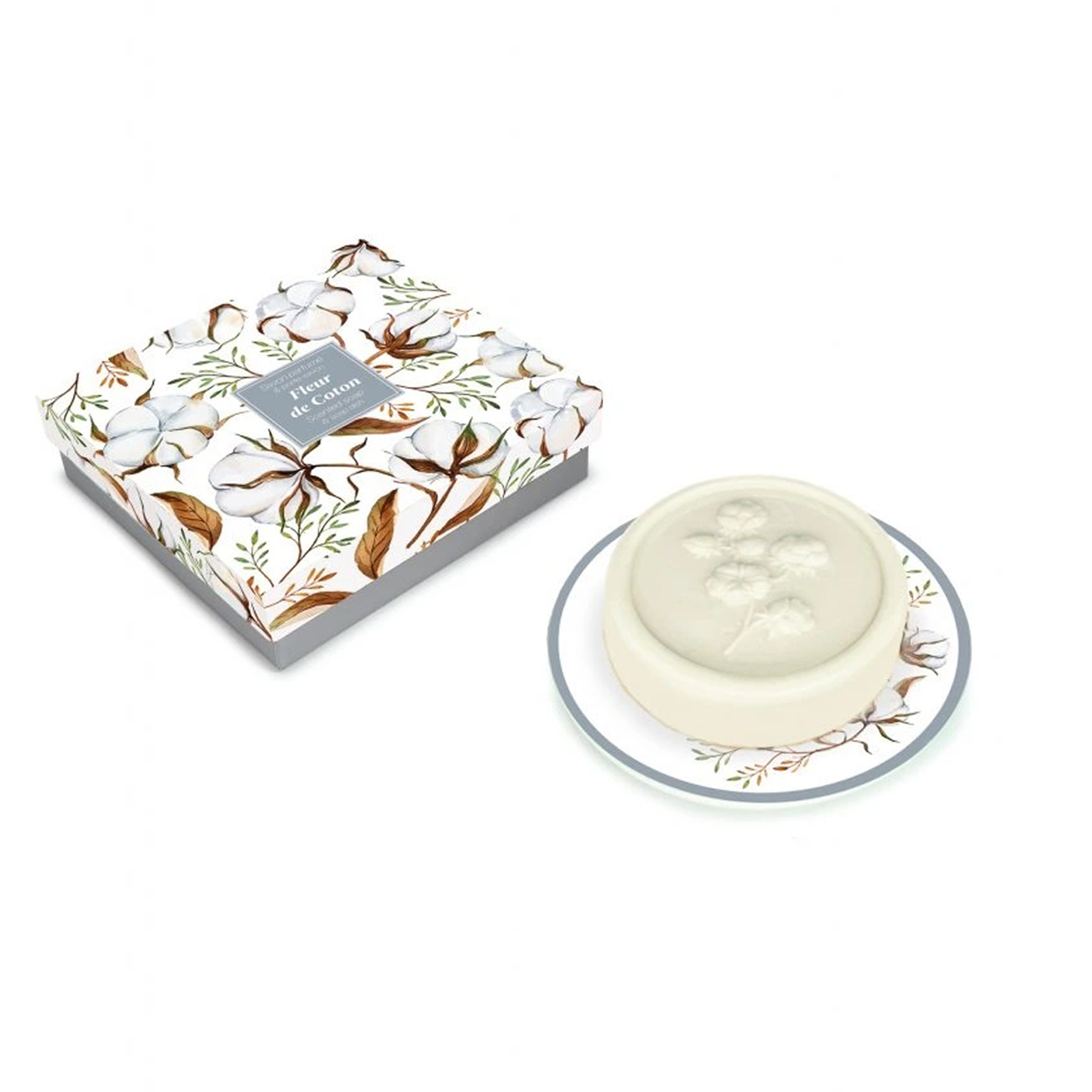 Levně Esprit Provence Tuhé mýdlo s mýdlenkou - Květ bavlníku 100g