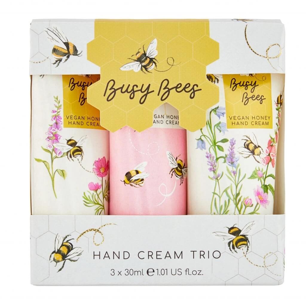 Levně Heathcote & Ivory sada krémů na ruce Busy Bees 3x30ml