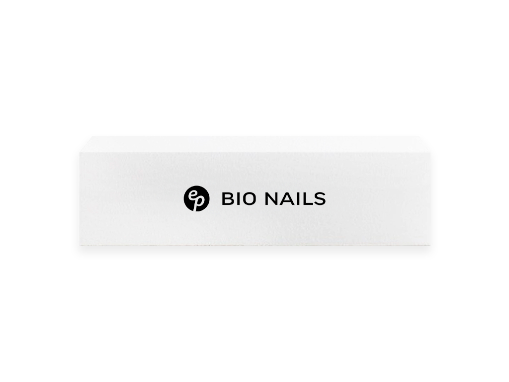 Levně BIO NAILS Blok bílý 240/240 logo Kusy: 1 ks