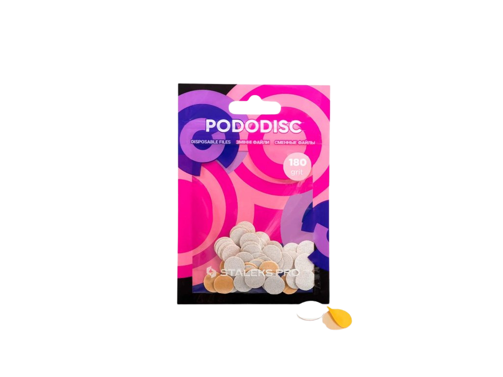 Levně Staleks Pododisc XS bílé pilníky na pedikúru PDF-10-180W (50 ks)
