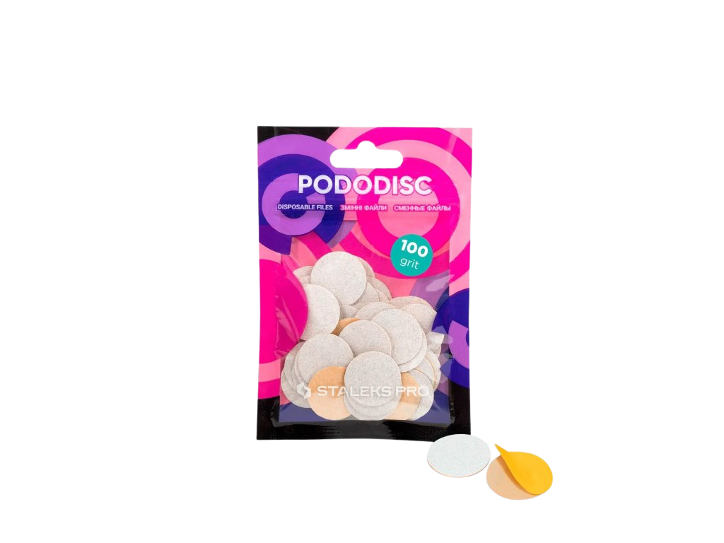 Levně Staleks Pododisc M bílé pilníky na pedikúru PDF-20-100W (50 ks)