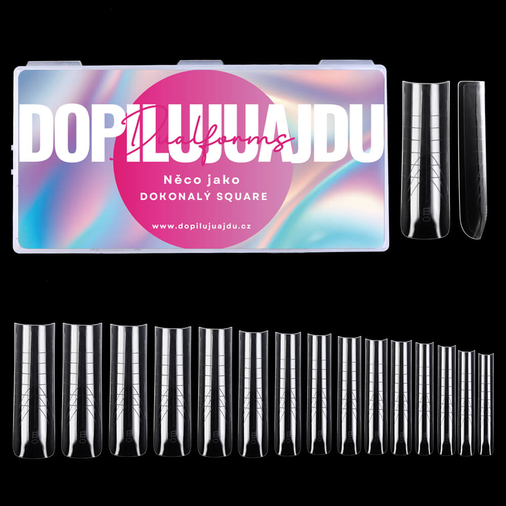 Levně PE.FO Dual formy dokonalý square 150 ks
