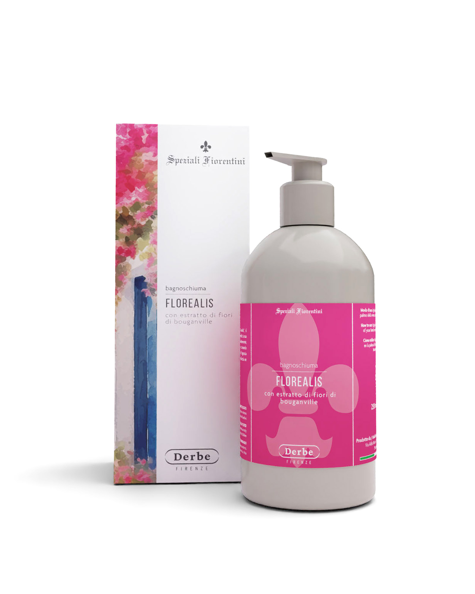 Levně Derbe Koupelový a s sprchový gel Florealis 250 ml