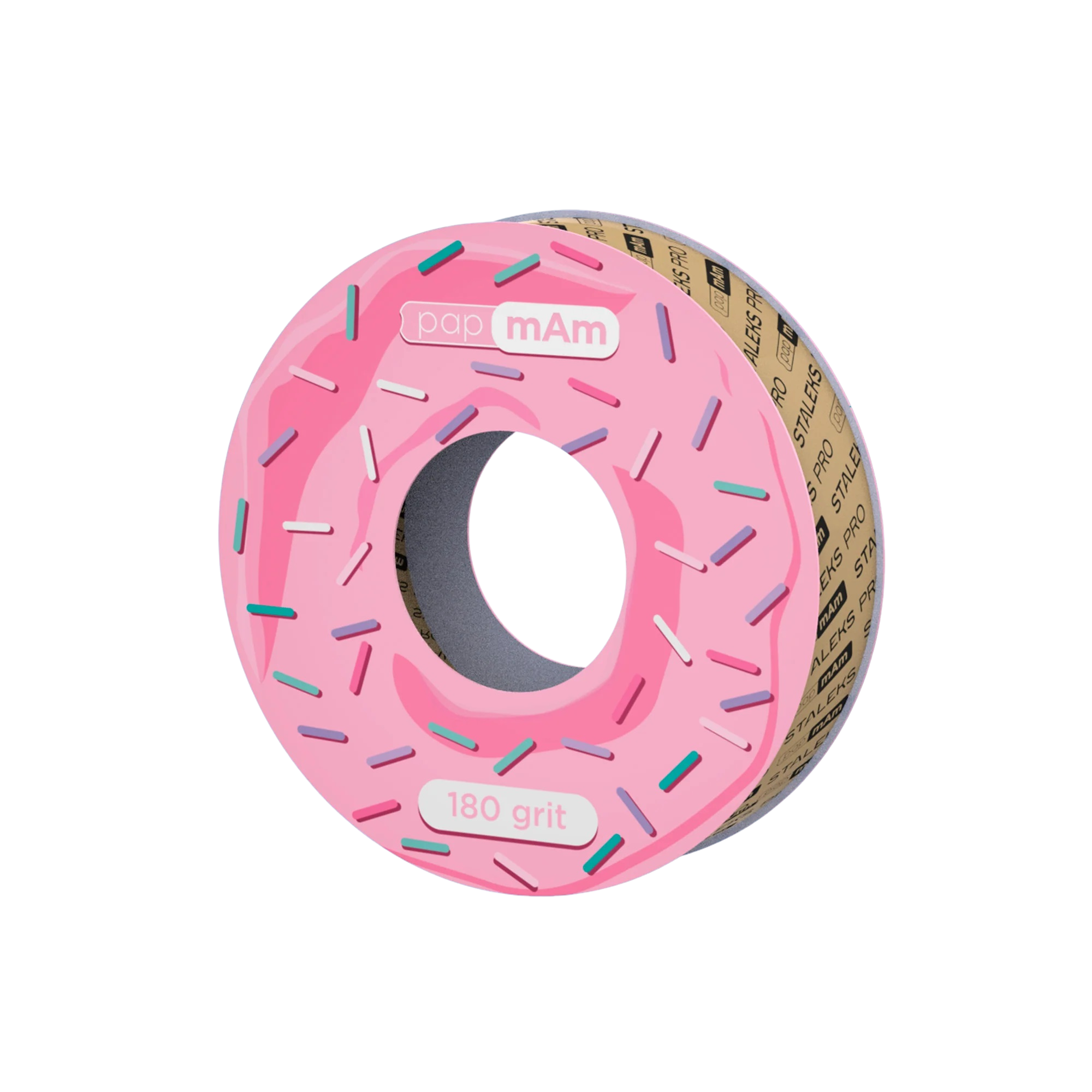 Levně Staleks Expert - Jednorázová brusná páska DONUT bez plastového pouzdra, 180 (7 m) ATSC-180W