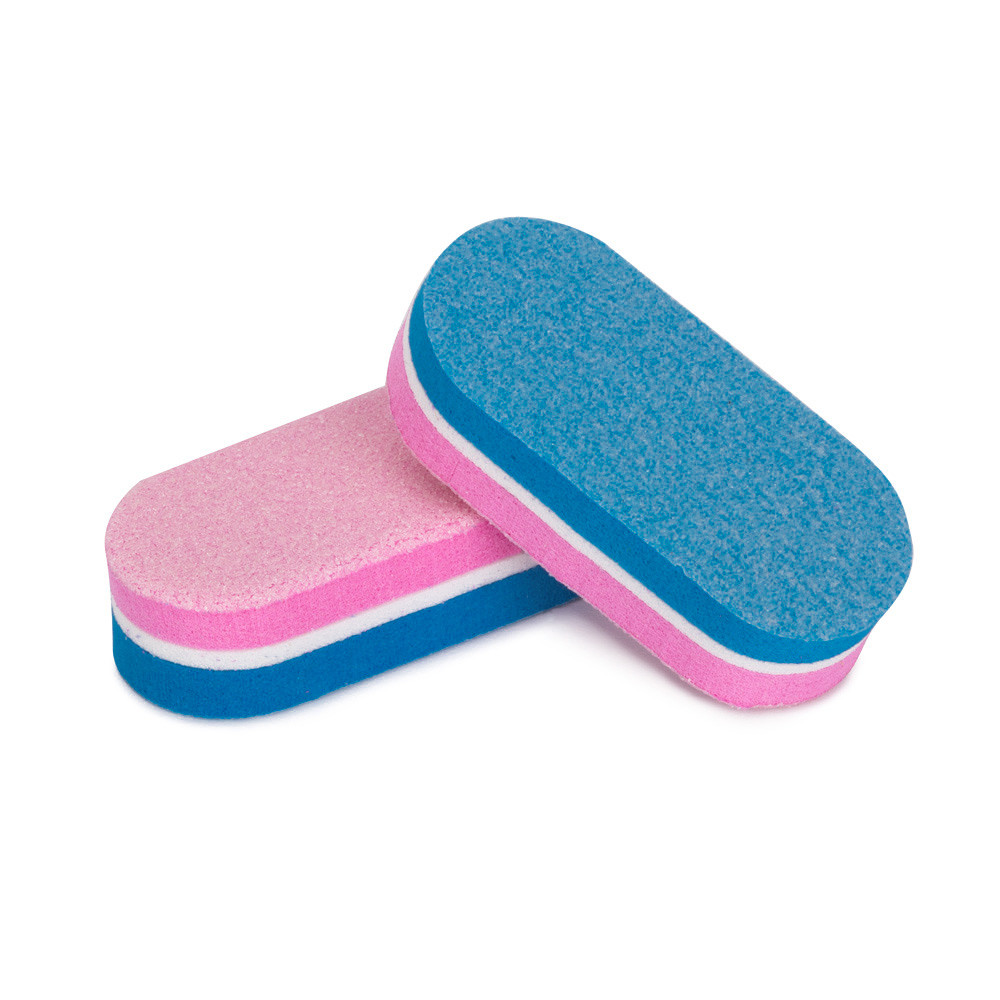 Levně BIO NAILS Mini blok ovál 100/180 - mix barev