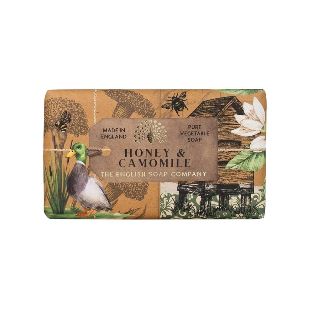 Levně English Soap Tuhé mýdlo 190 g Med & Heřmánek
