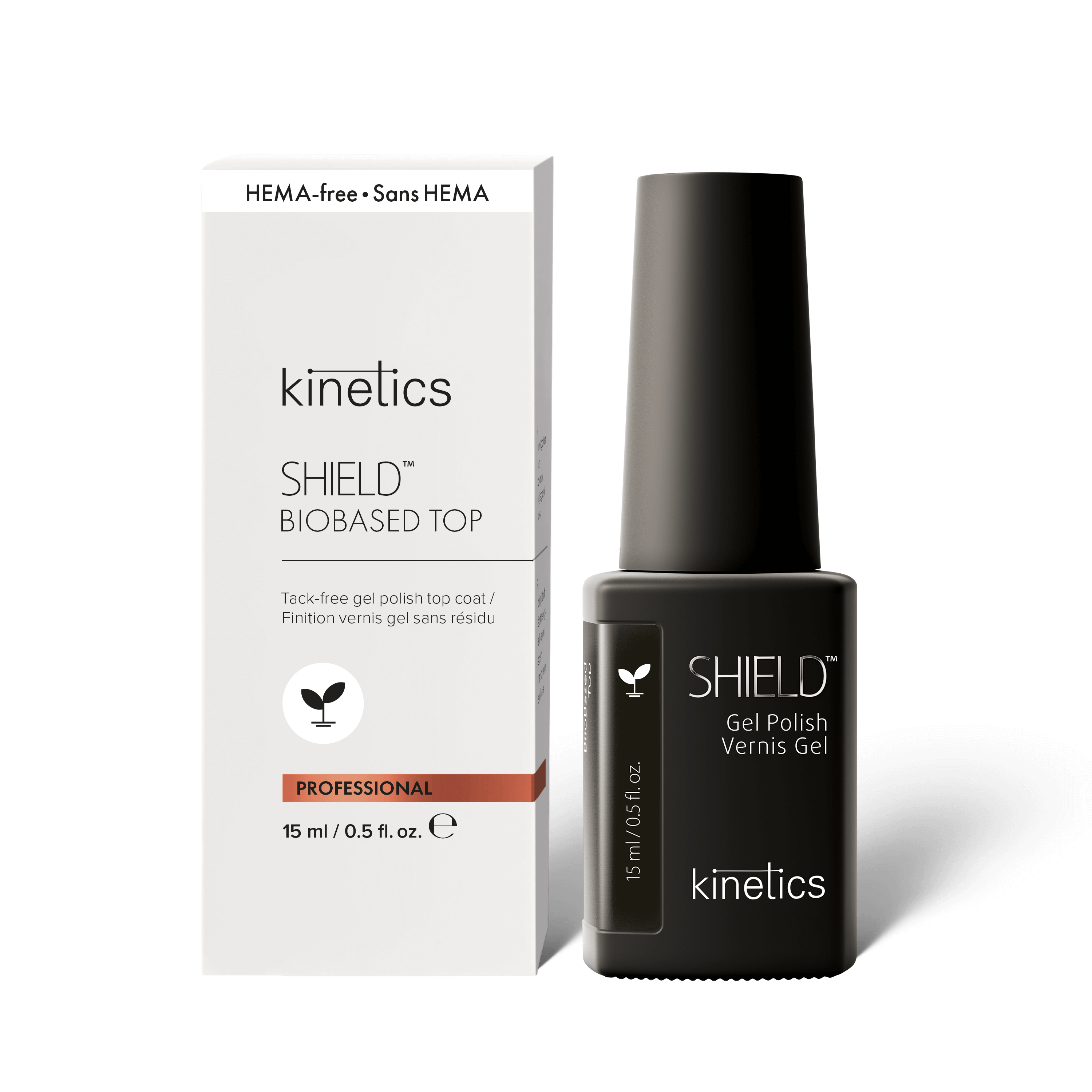 Kinetics BioBased Gel lak Top bezvýpotkový 15 ml