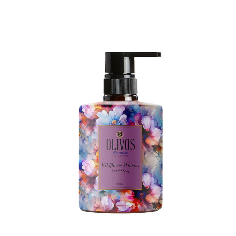 Levně Olivos Wildflower Whisper - Tekuté mýdlo 500 ml Levandule a Skořice
