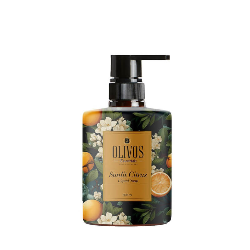 Levně Olivos Sunlit Citrus - Tekuté mýdlo 500 ml Bodrum Mandarinka