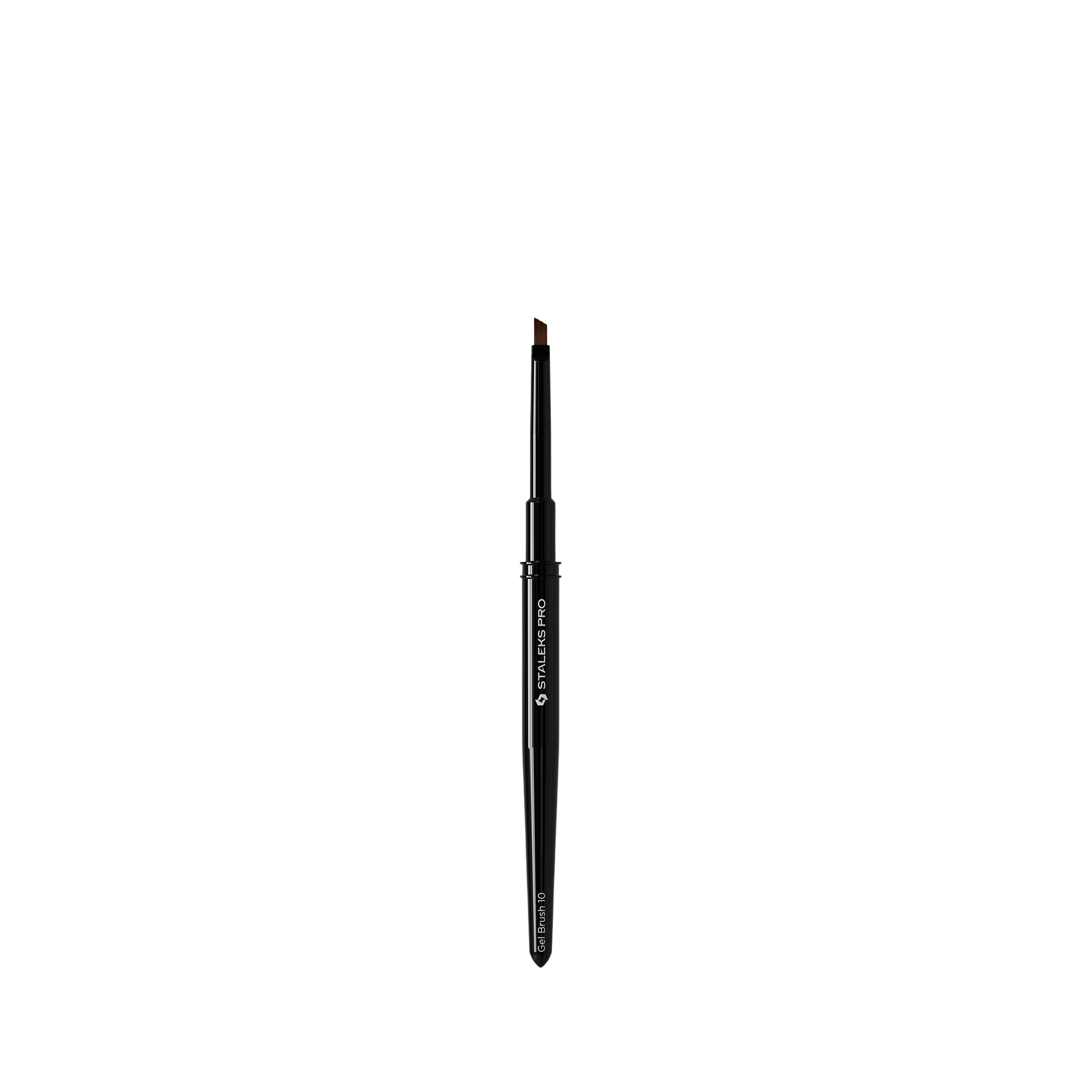 Levně Štětec na gel zkosený Staleks EXPERT NBE-10
