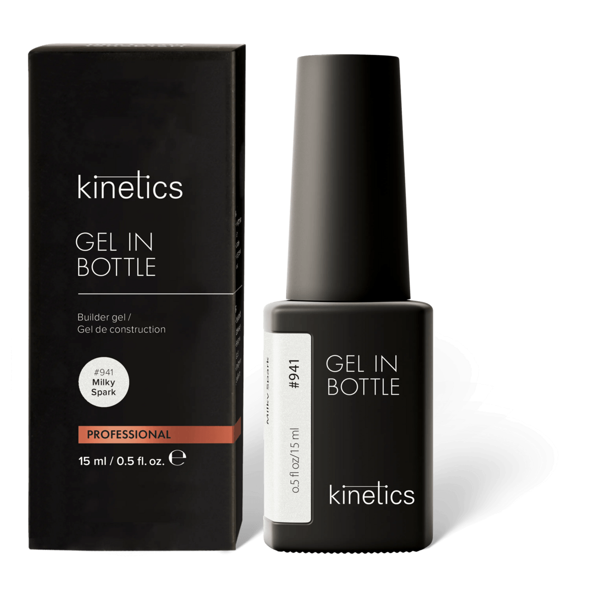 Levně Kinetics Gel in Bottle #941 Milky Spark 15 ml