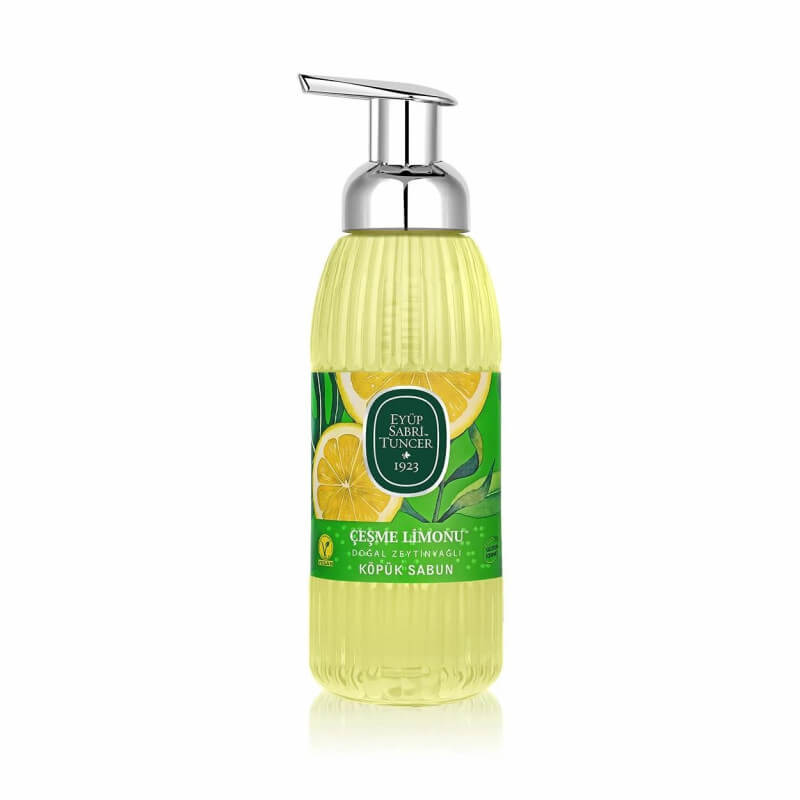 EST1923 Pěnové mýdlo s přírodním olivovým olejem - Češme citron, 500 ml