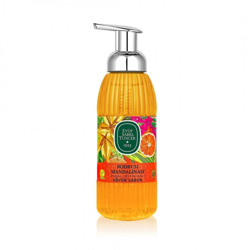 Levně EST1923 Pěnové mýdlo s přírodním olivovým olejem - Bodrum mandarinka, 500 ml