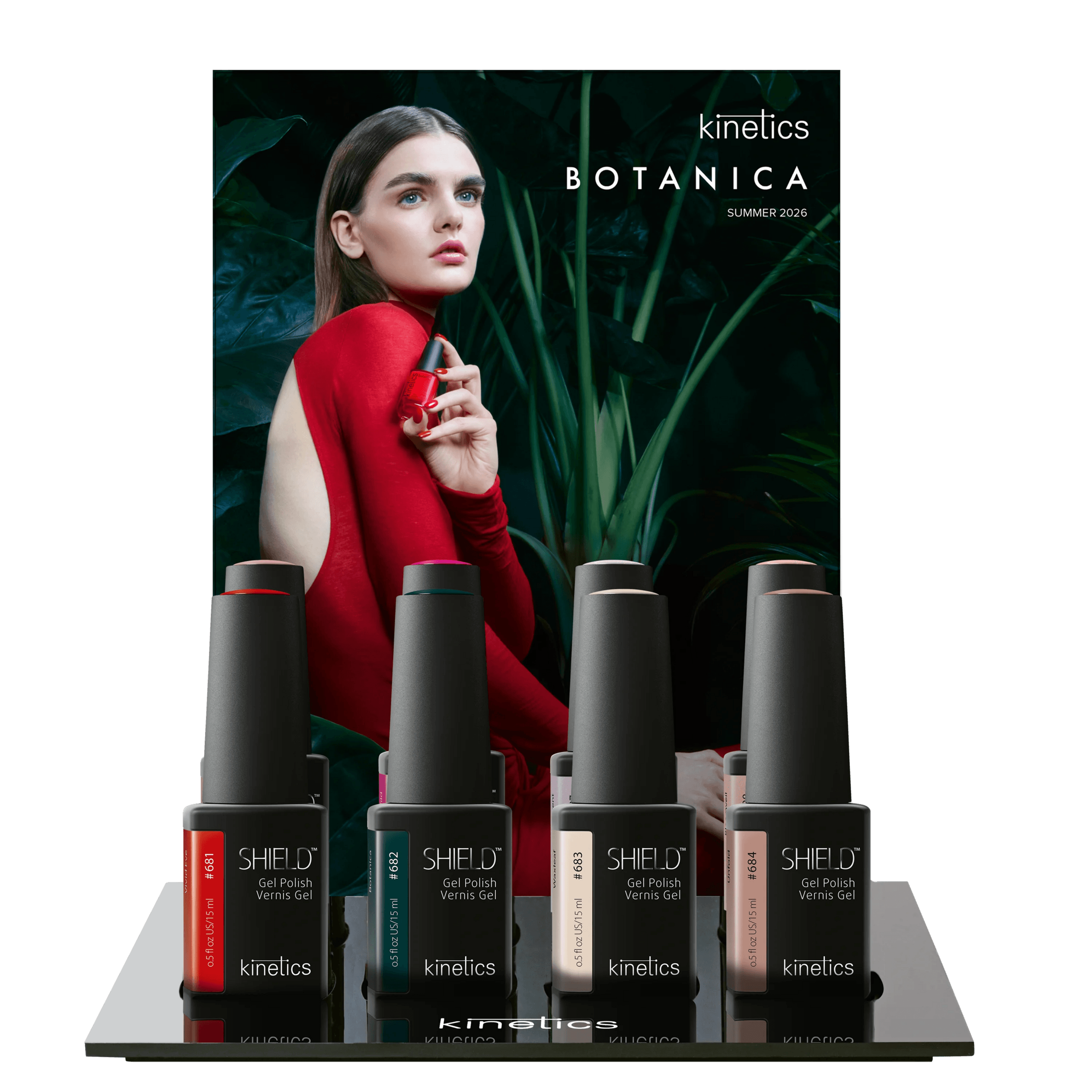 Levně Gel lak kolekce BOTANICA SHIELD KIT