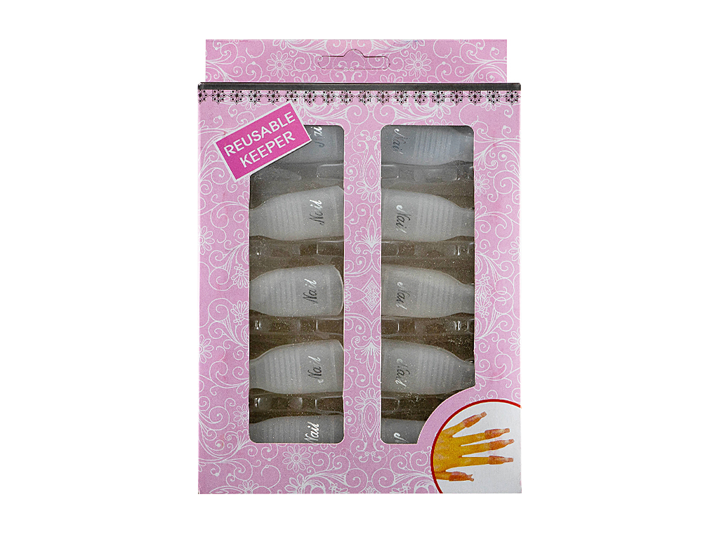Levně BIO NAILS Remover náprstky na buničinu Barva: mléčně bílá