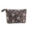 Kosmetická taška SALON černá/květiny velká 61883