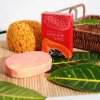 80208 1 tropical fruits strawberry and papaya soap bar