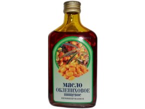 Rakytník olej s pozadim