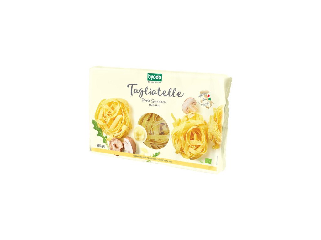 Cestoviny tagliatelle semolínové 250g BIO BYODO