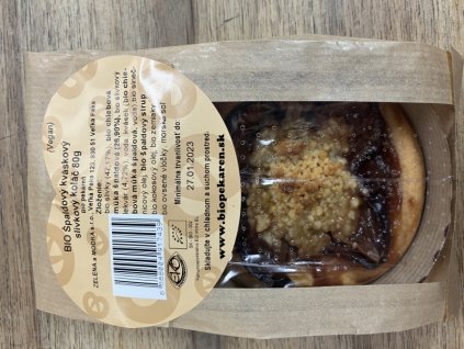 Špaldový kváskový slivkový koláč 80g BIO