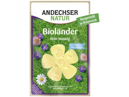 Syr plátkový  Bioländer 170g BIO ANDECHSER