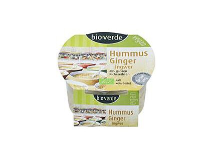 Nátierka hummus - zázvor 150g BIO VERDE