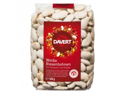 Fazuľa veľká biela 500g BIO DAVERT