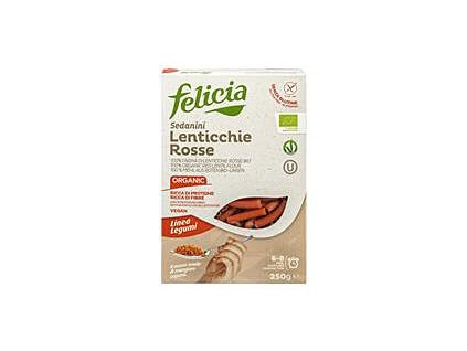 Cestoviny sedanini červená šošovica 250g BIO FELICIA