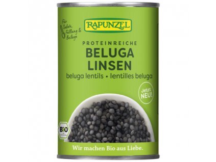 Šošovica beluga zaváraná 400g BIO RAPUNZEL