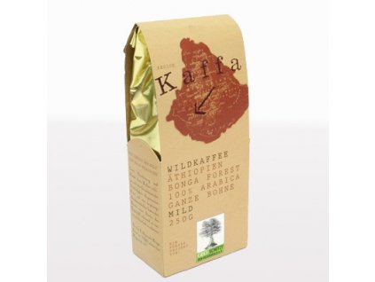 Káva divoká jemná zrnková 250g BIO KAFFA