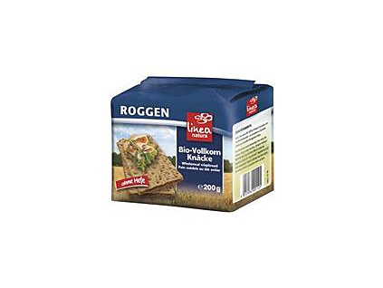 Knäckebrot ražný celozrnný bez kvasníc 200g BIO