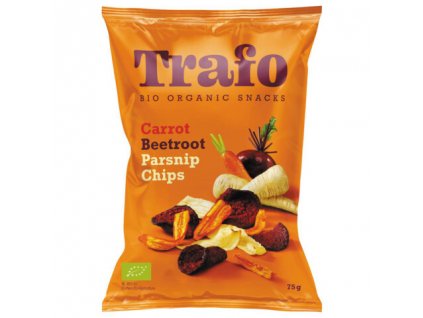 Chipsy zeleninové 75g BIO TRAFO