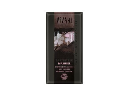 Čokoláda horká mandľová 100g BIO VIVANI