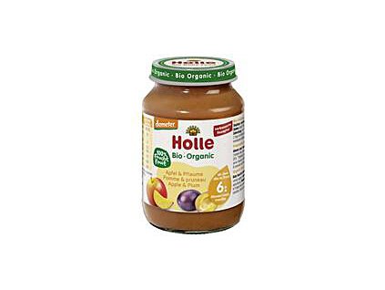Výživa detská jablko, slivka 190g BIO HOLLE
