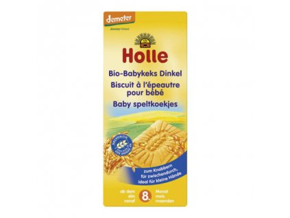 Keksy detské špaldové bez cukru 150g Demeter BIO HOLLE